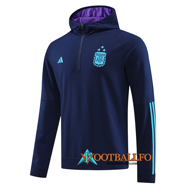Sweatshirt Training Capuche Argentin Azul marino 2023/2024