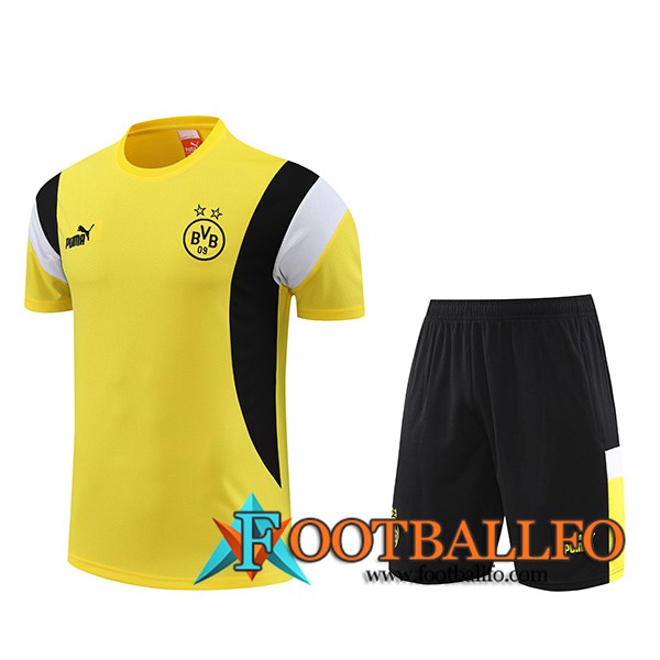 Camiseta Entrenamiento + Cortos Dortmund Amarillo 2023/2024