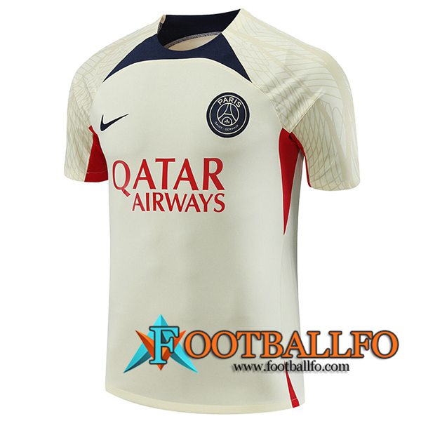 Camiseta Entrenamiento PSG Amarillo 2023/2024 -02