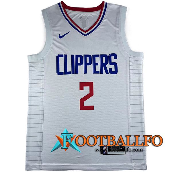 Camisetas Los Angeles Clippers (LEONARO #2) 2023/24 Blanco