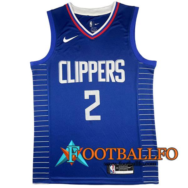Camisetas Los Angeles Clippers (LEONARO #2) 2023/24 Azul