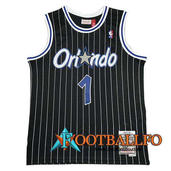 Camisetas Orlando Magic (McGRADY #1) 2023/24 Negro
