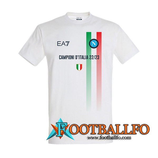 SSC Napoli Italia Champions T-Shirt 2022 2023