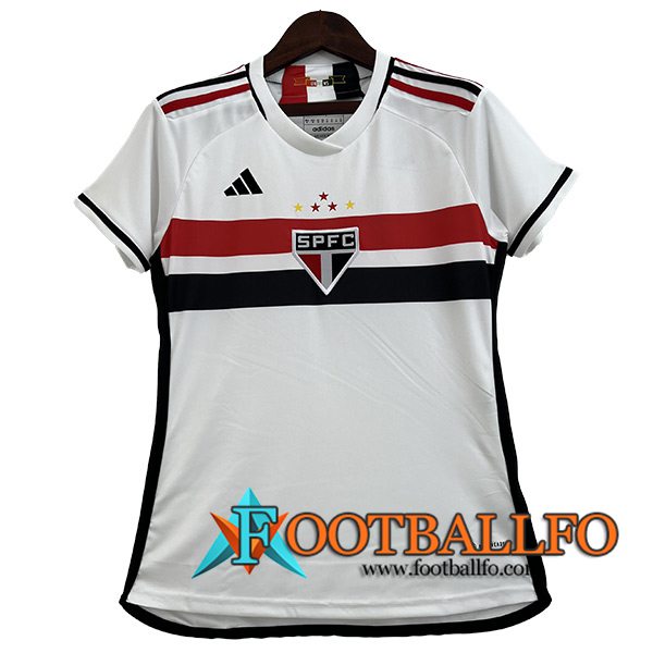 Camisetas De Futbol Sao Paulo FC Mujer Primera 2023/2024