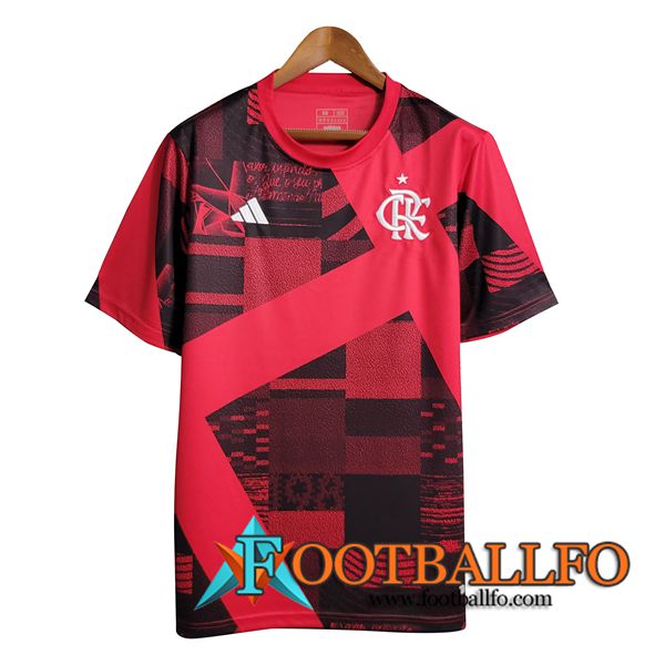 Camiseta Entrenamiento Flamengo Rojo 2023/2024 -02