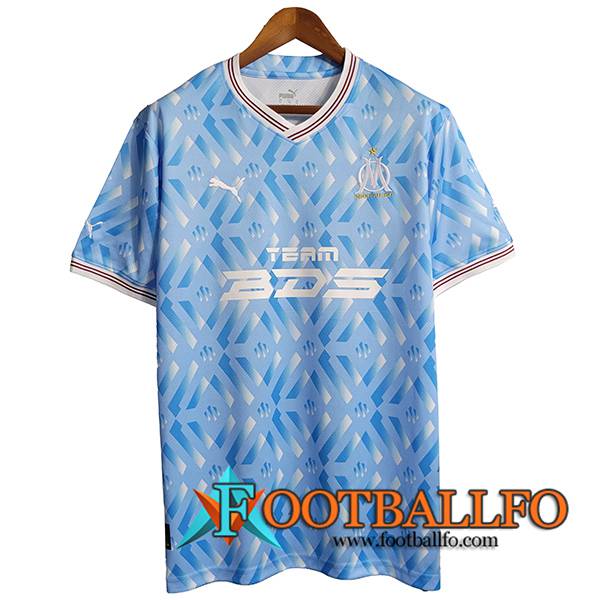 Camiseta Entrenamiento Marsella Azul Claro 2023/2024 -02