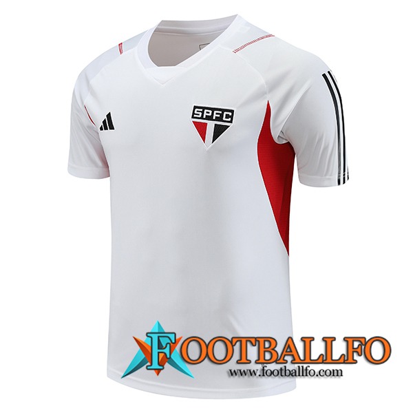 Camiseta Entrenamiento Sao Paulo FC Blanco 2023/2024 -02