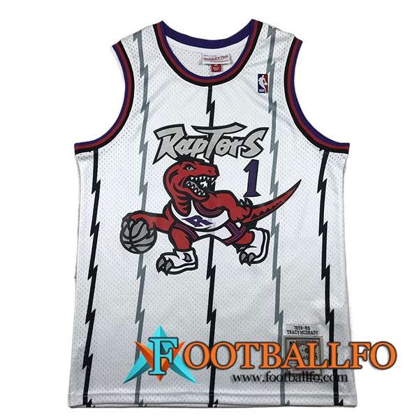 Camisetas Toronto Raptors (MCGRADY #1) 2023/24 Blanco