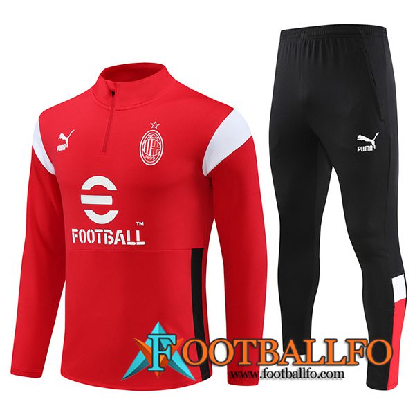 Chandal Equipos De Futbol AC Milan Rojo 2023/2024