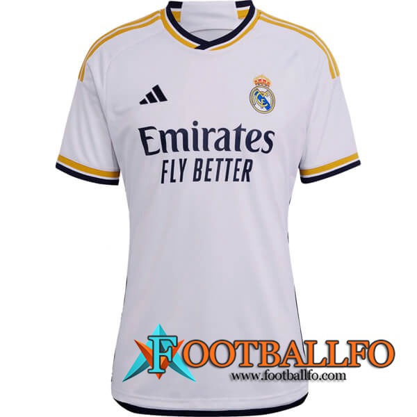 Nueva Camisetas De Futbol Real Madrid Mujer Primera 2023/2024