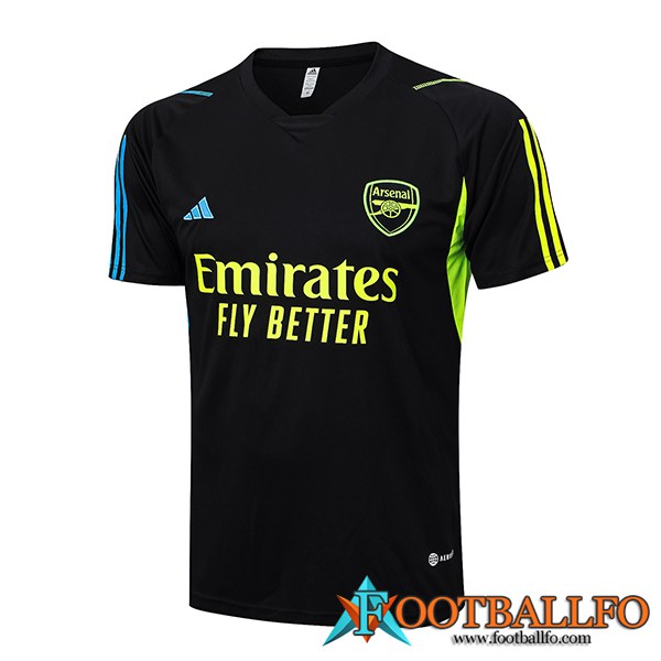 Camiseta Entrenamiento Arsenal Negro 2023/2024