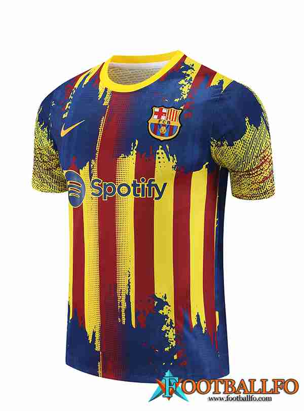 Camiseta Entrenamiento FC Barcellona Rojo/Amarillo 2023/2024