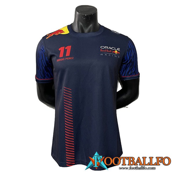 Camiseta de manga corta F1 RedBull Racing Team Azul marino 2023 -03