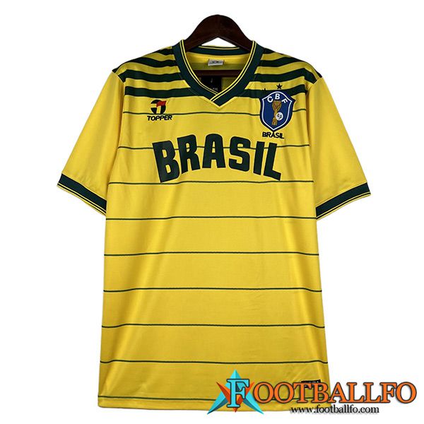 Camisetas De Futbol Brasil Retro Primera 1984
