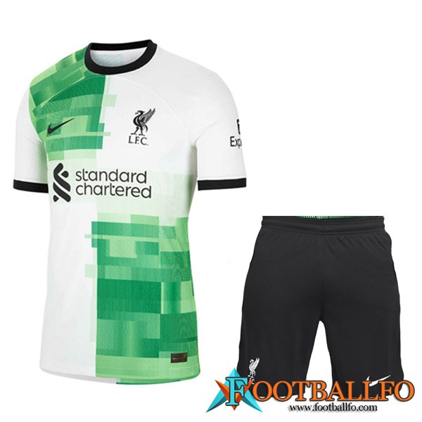 Camisetas Futbol FC Liverpool Segunda + Cortos 2023/2024