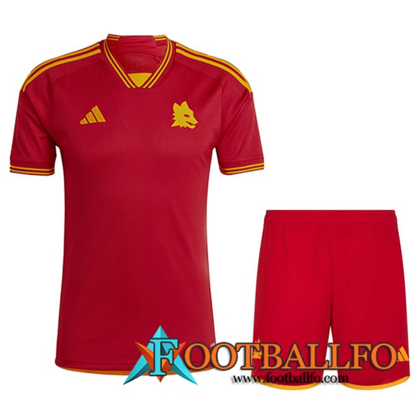 Camisetas Futbol AS Roma Primera + Cortos 2023/2024