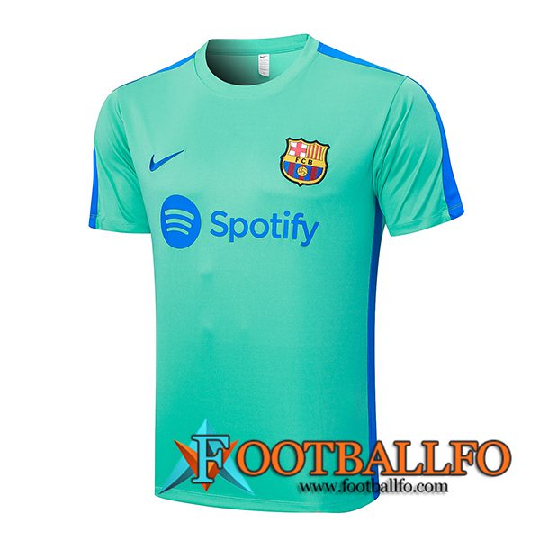 Camiseta Entrenamiento FC Barcellona Verde 2023/2024 -05