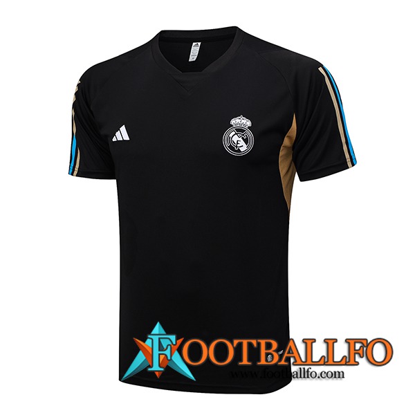 Camiseta Entrenamiento Real Madrid Negro 2023/2024 -02