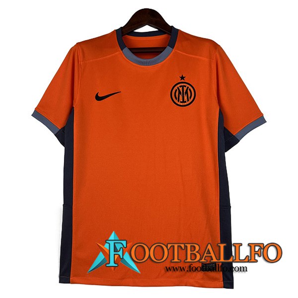 Camiseta Entrenamiento Inter Milan Naranja 2023/2024
