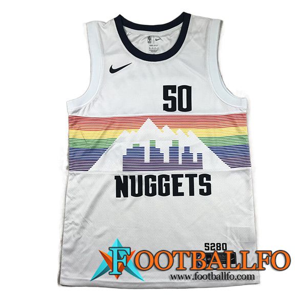 Camisetas Denver Nuggets (GOROON #50) 2023/24 Blanco