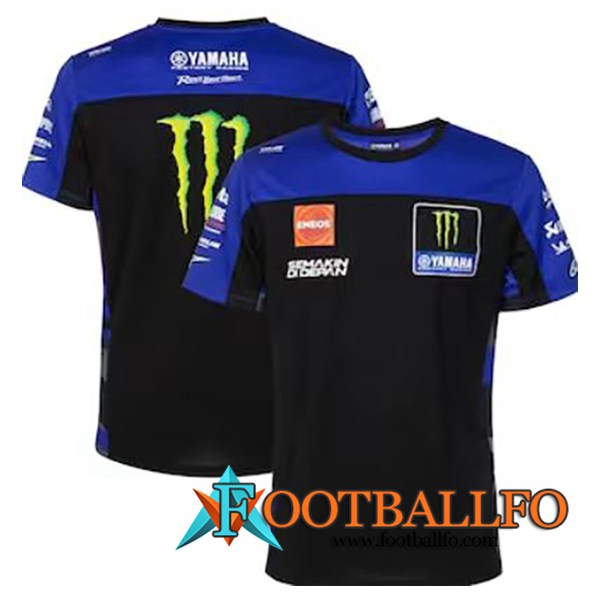 Camiseta de manga corta F1 Moza Team Negro/Azul 2023