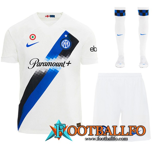 Camisetas Futbol Inter Milan Segunda (Cortos + Calcetines) 2023/2024