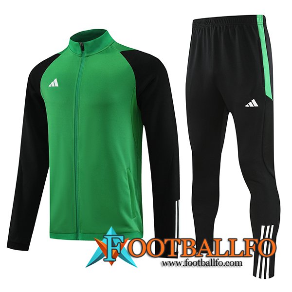 Chandal Equipos De Futbol - Chaqueta Adidas Verde 2023/2024 -02
