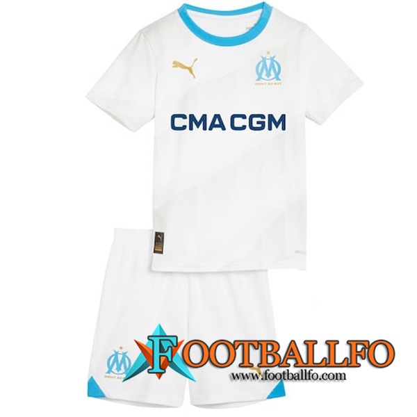 Camisetas De Futbol Marsella Ninos Primera 2023/2024