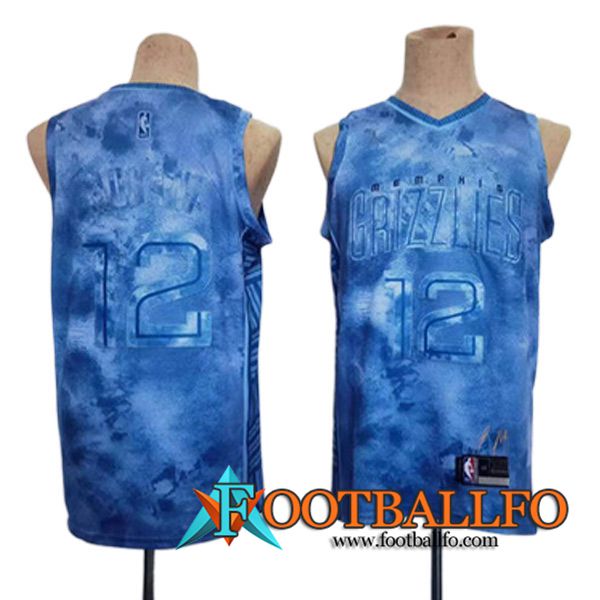 Camisetas Memphis Grizzlies (MORANT #12) 2023/24 Azul -03