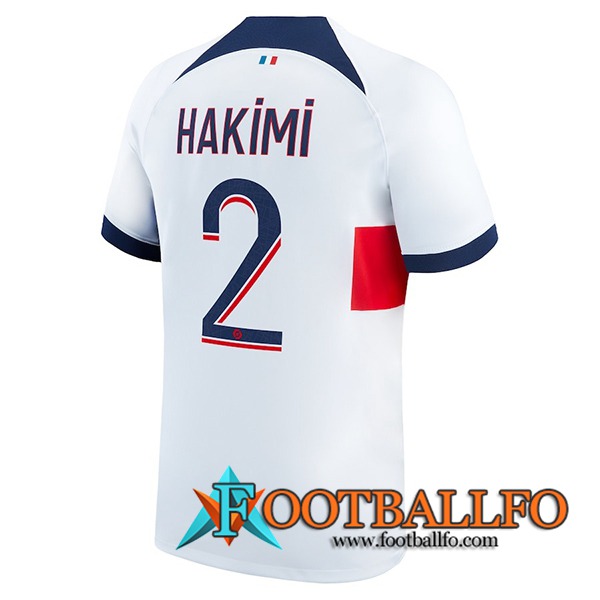 Camisetas De Futbol PSG (HAKIMI #2) 2023/2024 Segunda
