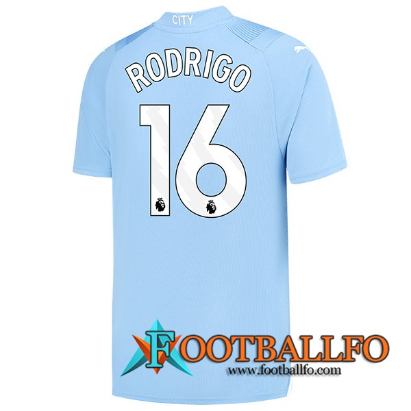 Camisetas De Futbol Manchester City (RODRIGO #16) 2023/2024 Primera