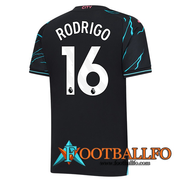 Camisetas De Futbol Manchester City (RODRIGO #16) 2023/2024 Tercera