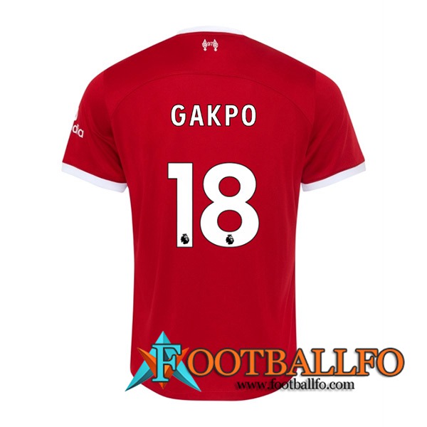 Camisetas De Futbol Liverpool (GAKPO #18) 2023/2024 Primera