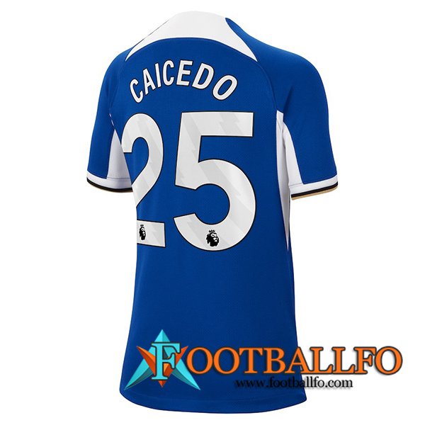 Camisetas De Futbol Chelsea (CAICEDO #25) 2023/2024 Primera
