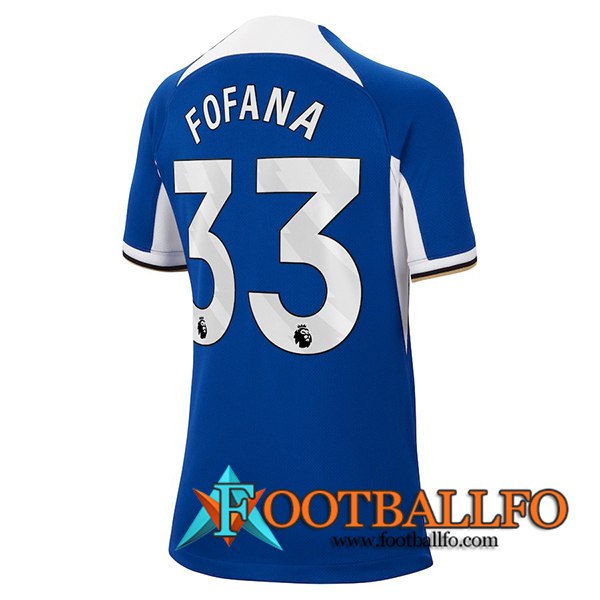 Camisetas De Futbol Chelsea (FOFANA #33) 2023/2024 Primera