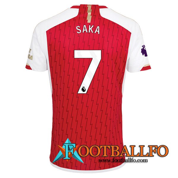 Camisetas De Futbol Arsenal (SAKA #7) 2023/2024 Primera