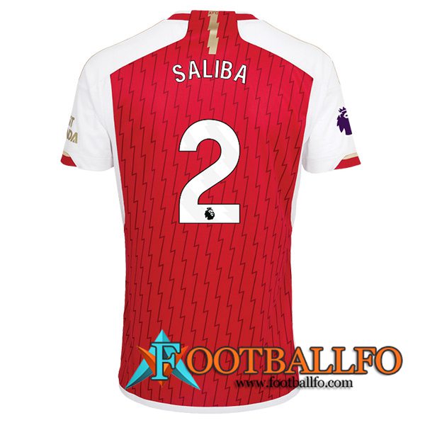 Camisetas De Futbol Arsenal (SALIBA #2) 2023/2024 Primera