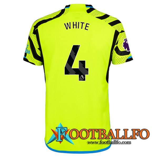 Camisetas De Futbol Arsenal (WHITE #4) 2023/2024 Segunda