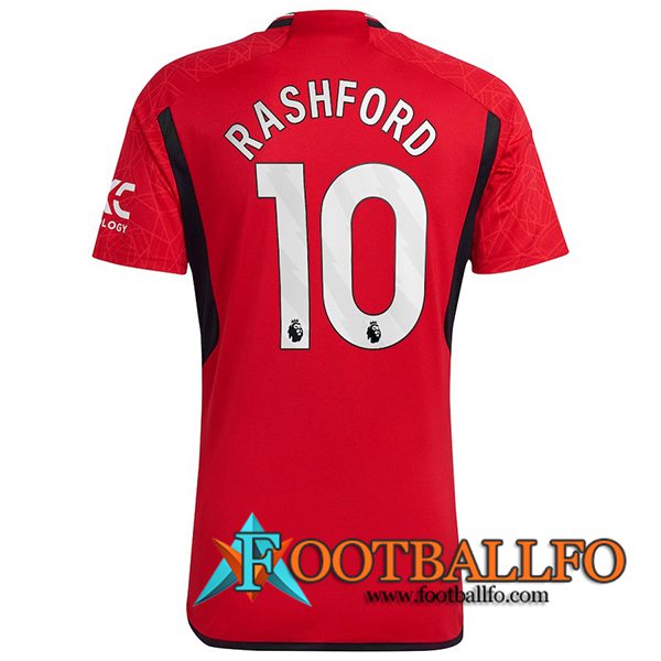 Camisetas De Futbol Manchester United (RASHFORD #10) 2023/2024 Primera