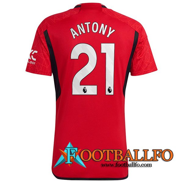 Camisetas De Futbol Manchester United (ANTONY #21) 2023/2024 Primera
