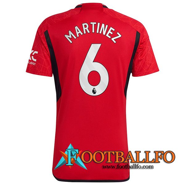 Camisetas De Futbol Manchester United (MARTINEZ #6) 2023/2024 Primera
