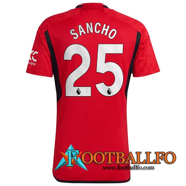 Camisetas De Futbol Manchester United (SANCHO #25) 2023/2024 Primera
