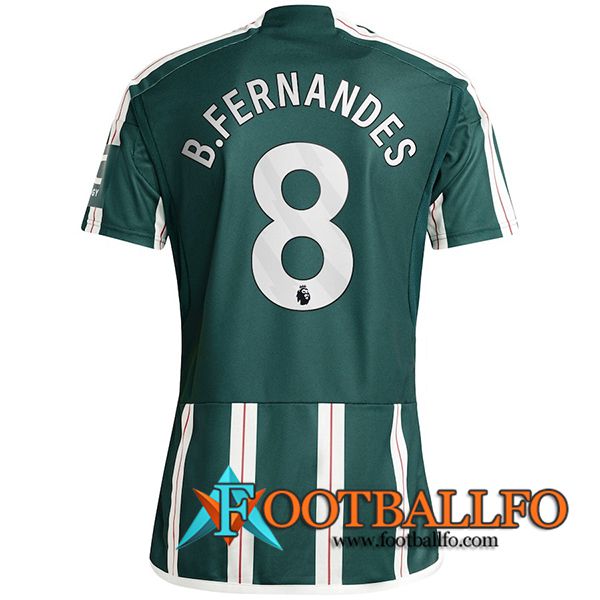 Camisetas De Futbol Manchester United (B. FERNANDES #8) 2023/2024 Segunda