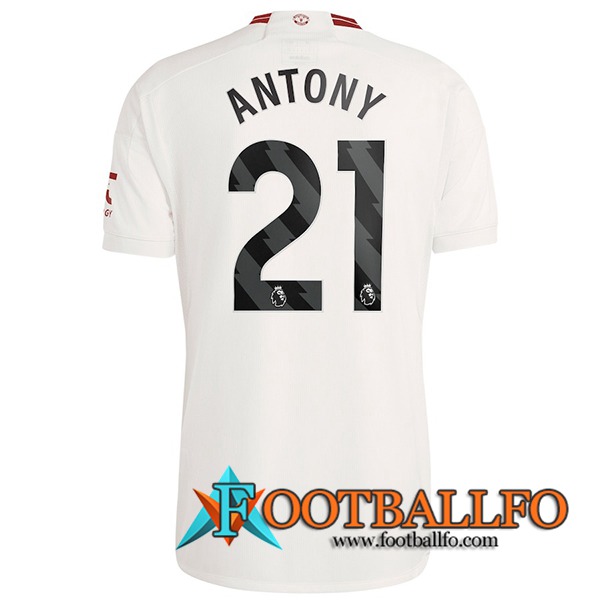 Camisetas De Futbol Manchester United (ANTONY #21) 2023/2024 Tercera