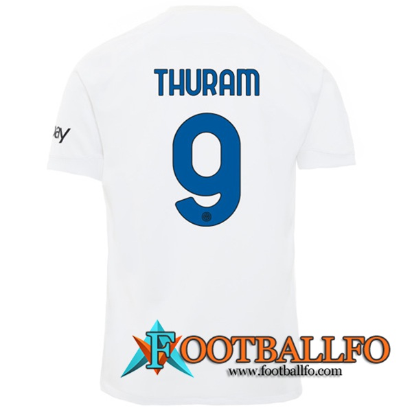 Camisetas De Futbol Inter Milan (THURAM #9) 2023/2024 Segunda