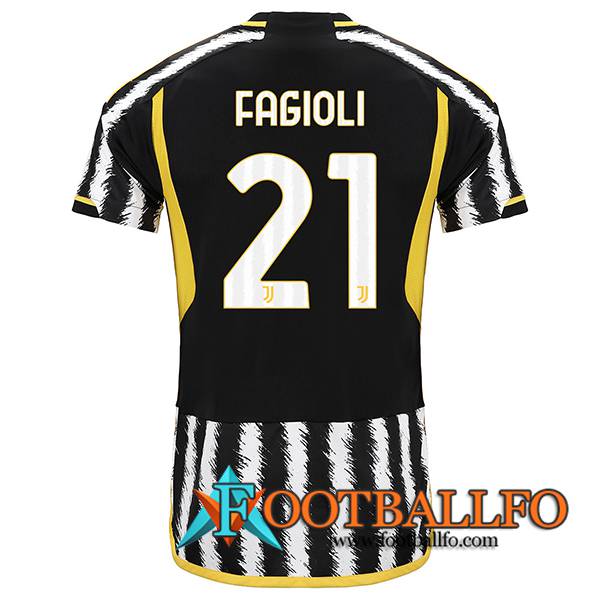 Camisetas De Futbol Juventus (FAGIOLI #21) 2023/2024 Primera