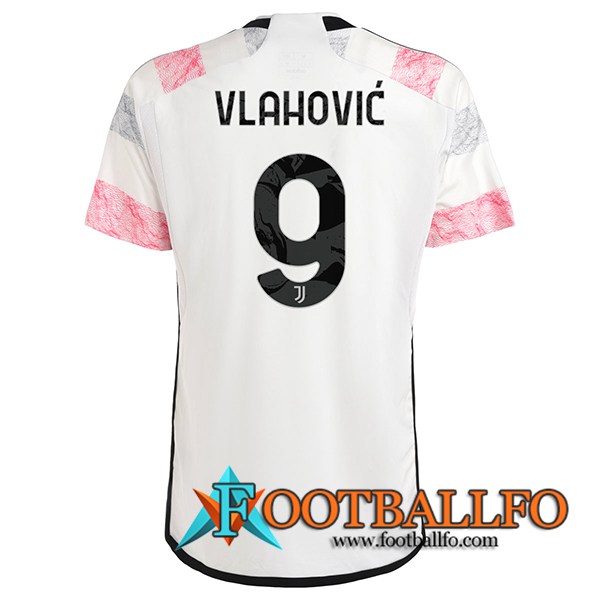 Camisetas De Futbol Juventus (VLAHOVIC #9) 2023/2024 Segunda