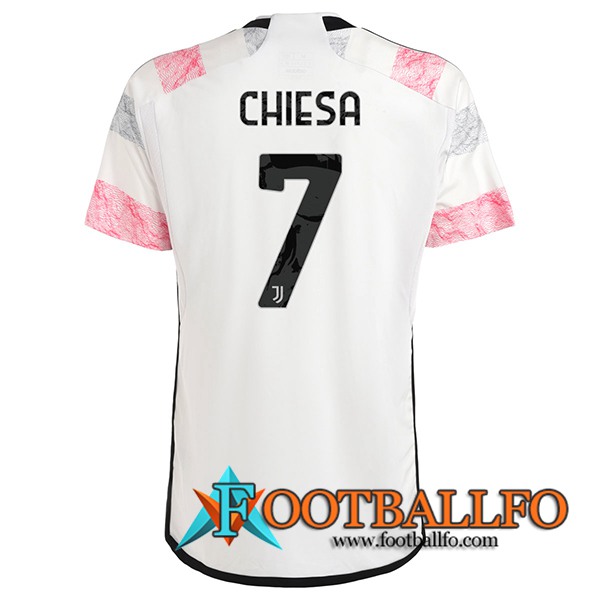 Camisetas De Futbol Juventus (CHIESA #7) 2023/2024 Segunda