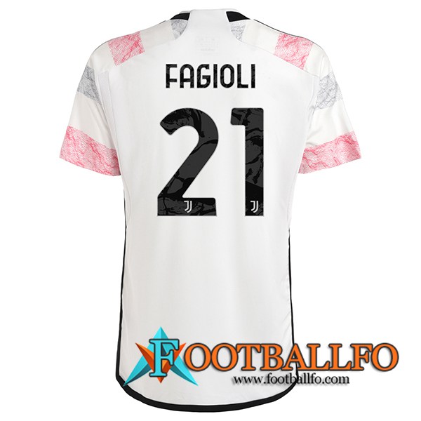 Camisetas De Futbol Juventus (FAGIOLI #21) 2023/2024 Segunda