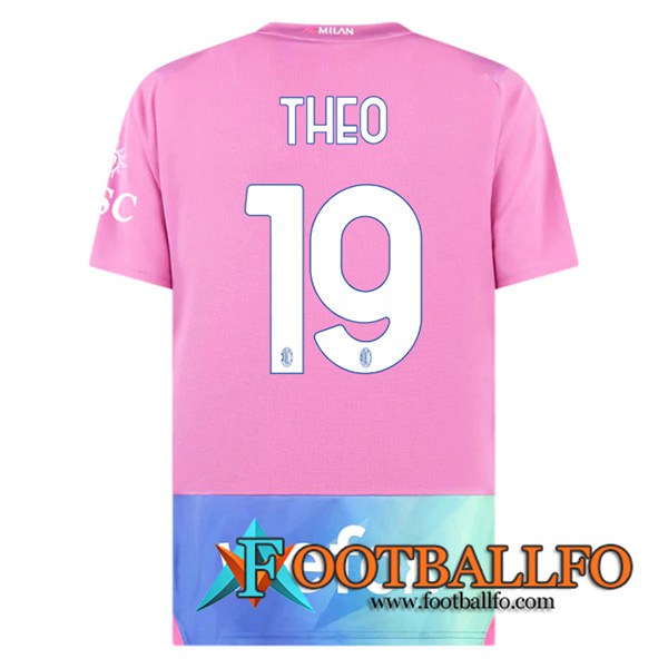 Camisetas De Futbol AC Milan (THEO #19) 2023/2024 Tercera